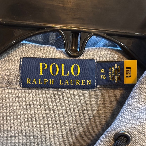 Polo Ralph Lauren Gray Zip-Up Sweatshirt Men's XL - Picture 2 of 5